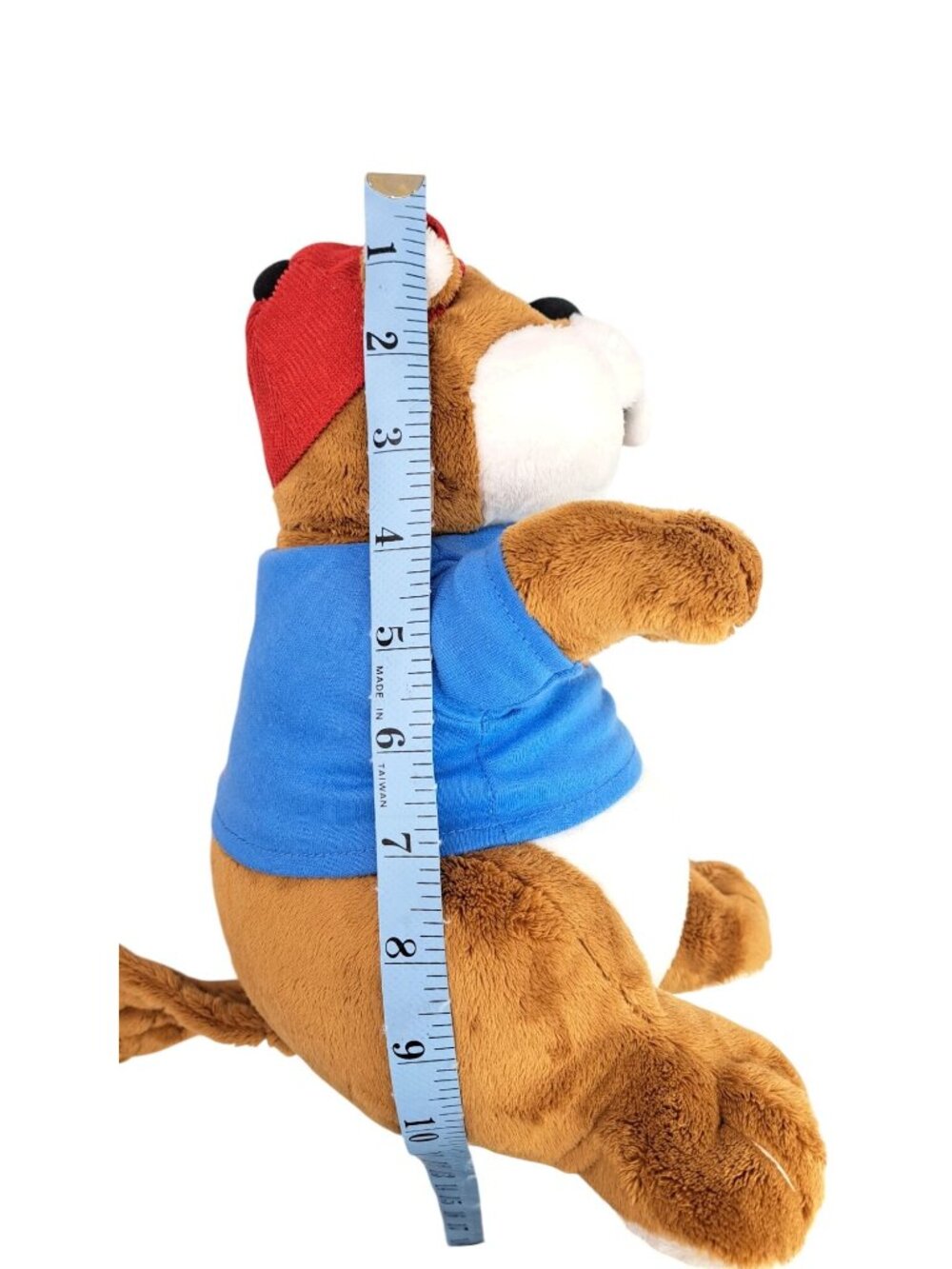 Buc-ee's Beaver Plush Toy Red Hat 10 Inch Blue Don't Mess With Texas Shirt New - Picture 10 of 10
